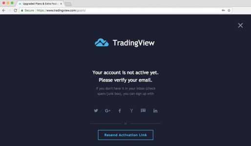 tradingview free trial account